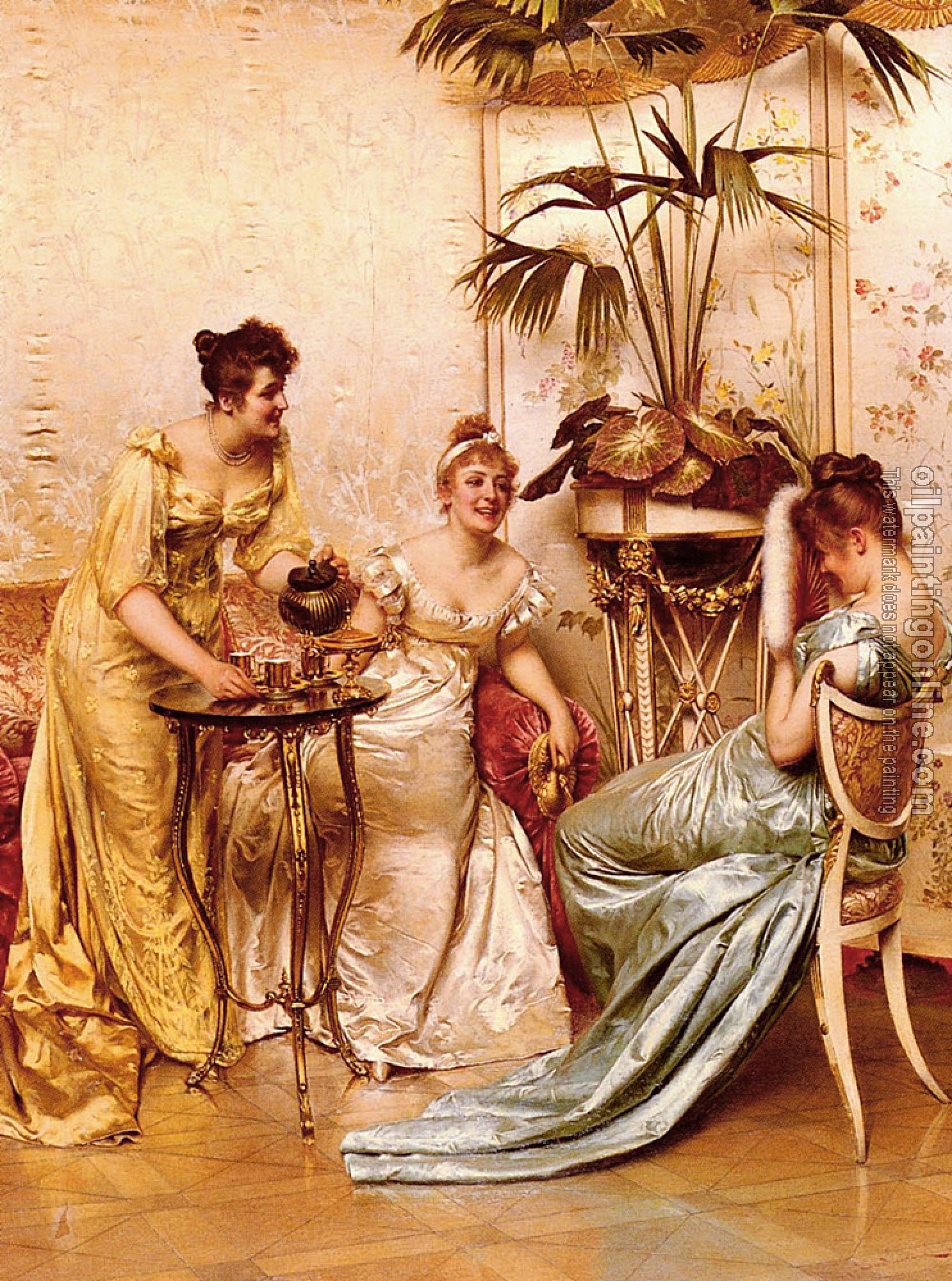 Charles Joseph Frederic Soulacroix - The Tea Party